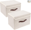 TYEERS Collapsible Storage Boxes, Washable Fabric Storage Bins by StorageOrganization