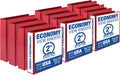 Samsill 2 Inch 3 Ring Binders, Made in USA, Economy Round Ring, 425 Sheet