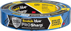 ScotchBlue PROSharp Painter's Tape 1 Inch Wide 1 Roll Blue Tape Protects by ScotchBlue