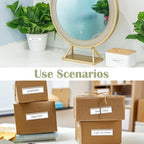 60 Pack 1.2" x 4.3" Self Adhesive Label Holders - Image 6