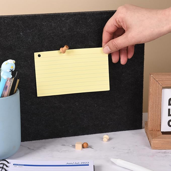 Thumb Tacks for Bulletin Boards, Wooden Push Pins - Image 6