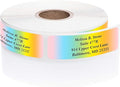 Cascading Rainbow Personalized Return Address Labels Without Dispenser by ArtisticDirect