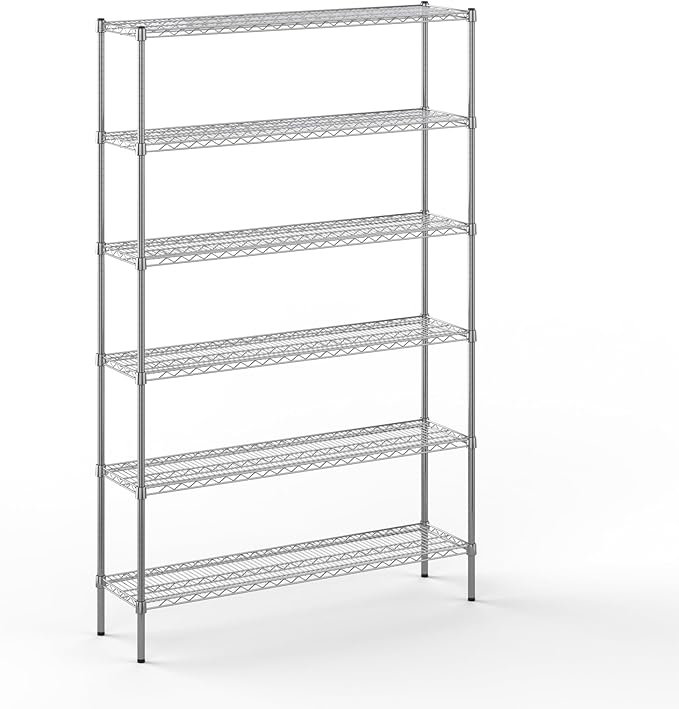 Regal Altair 14" Deep x 54" Wide x 86" Height Wire Shelving Kit | 6-Tier | NSF by Regal+Altair