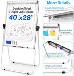 DexBoard U-Stand Double Sided 40" x 28" Magnetic Dry Erase Easel, Height - Image 4