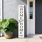 Farmhouse Wooden Welcome Sign Stand by Unknown