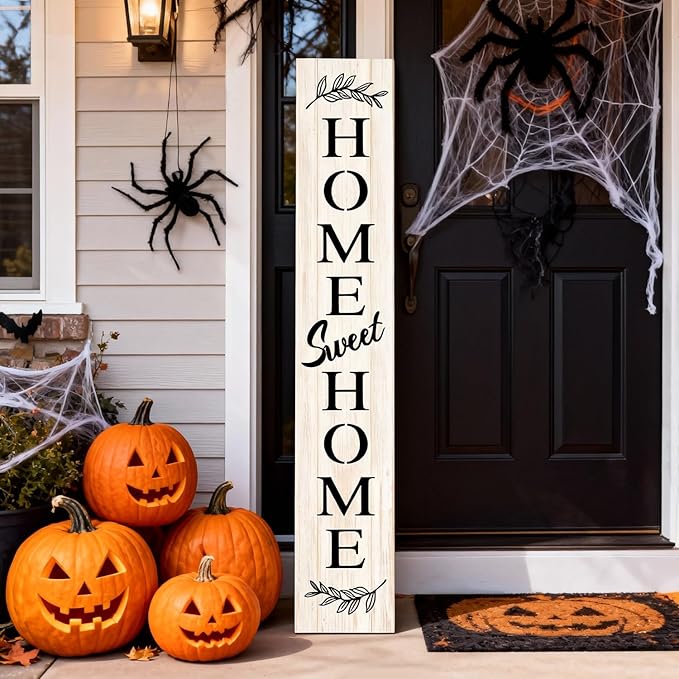 Farmhouse Wooden Welcome Sign Stand - Image 9
