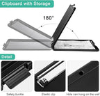 Geyee 16 Pcs Clipboard with Storage Plastic Foldable Nursing Clipboard Storage - Image 3