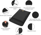 3 Pcs Fireproof Waterproof Document Bag, Fire and Water Resistant Safe Zipper - Image 5