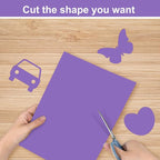 OcePor 100 Sheets Purple Cardstock Paper, Colored Printer Paper 8.5 x 11 - Image 4