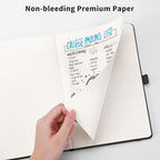 RETTACY Bullet Dotted Journal Notebook, 320 Numbered Pages, A5 Medium Size - Image 5