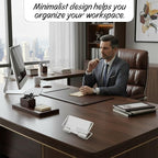Skrfren 2Pcs Metal Business Card Holder - Image 4