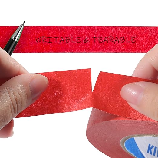 KIWIHUB Red Painters Tape, 1 inch x 60 Yards - Image 5