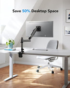 HUANUO Single Monitor Arm, Adjustable Desk Mount - Image 6