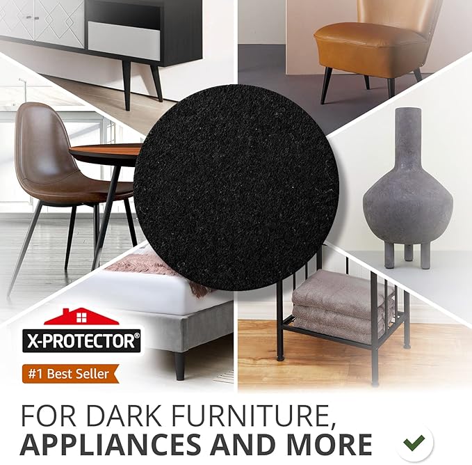 X-Protector 357 Pcs Black Felt Furniture Pads - Image 2