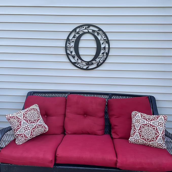Personalized Metal Name Signs, Split Letter Monogram Wall Decor, Custom Last - Image 8