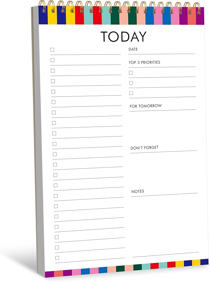 To Do List Notepad, Daily Planner Notebook by Gethelud
