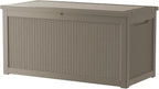 PATIOEASY Outdoor Storage Box 320GAL Waterproof Resin Deck Box, UV-Resistant by Unknown
