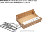 MobileVision Bamboo Charging Station & Multi Device Organizer Slim Version - Image 4