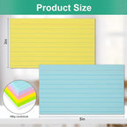 Index Cards 3x5, Ruled Flash Cards - Image 2