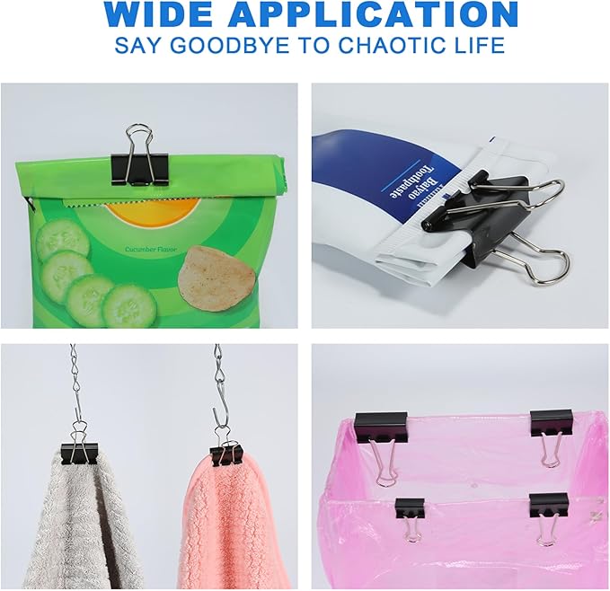 Binder Clips Assorted Sizes Including Extra Large Medium Small Mini and Micro - Image 7