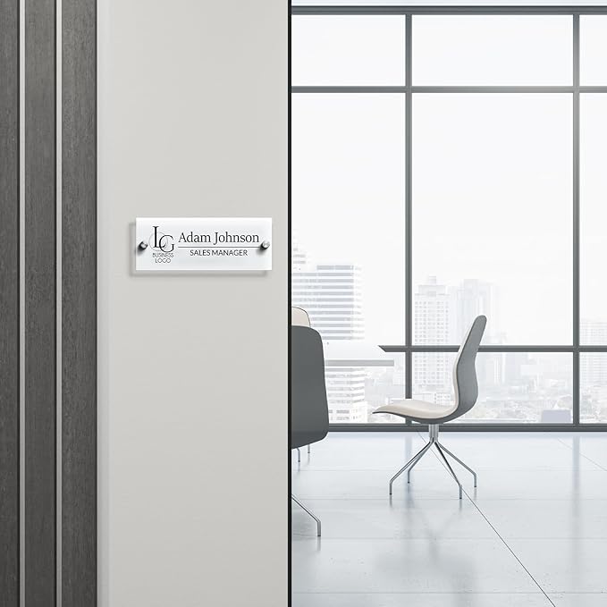 Custom Name Plates for Doors Personalized Wall Name Signs Office Workspace - Image 3