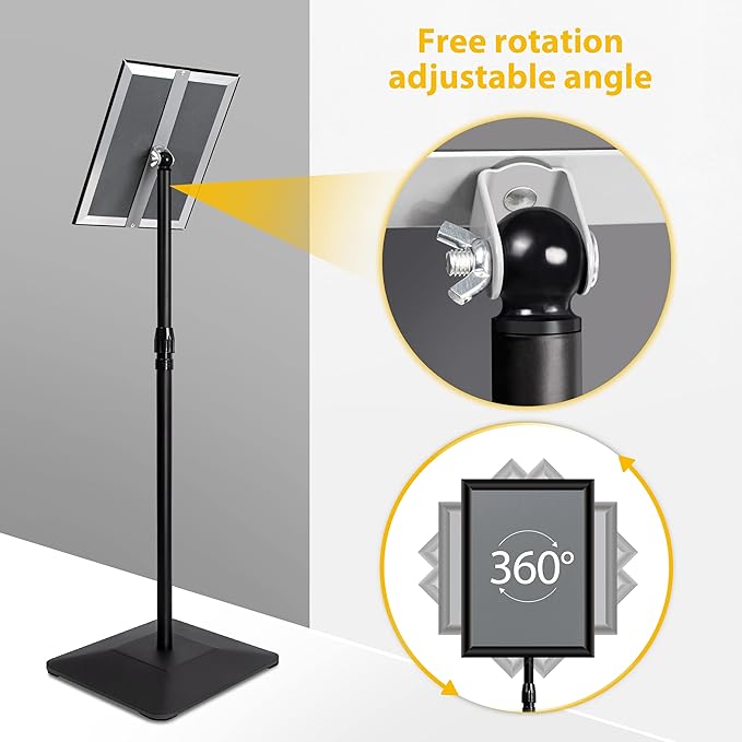 VAIIGO 8.5"x11" Pedestal Poster Holder Stand - Image 4
