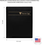 Planner Pad Spiral Bound 3-Tier Funnel Down 12 Month Organizer, July 2025 – - Image 6