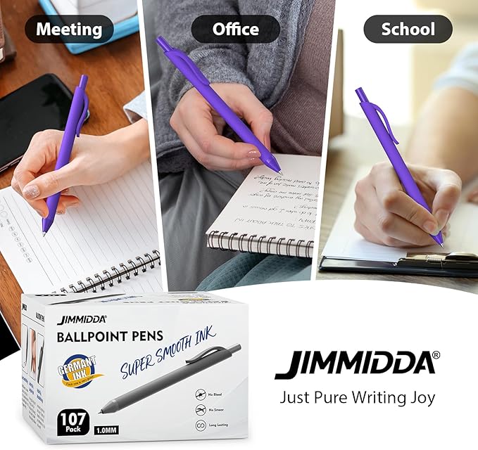 JIMMIDDA Ballpoint Pens Bulk - Image 7