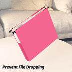 Shutex Extra Capacity Plastic Hanging File Folders, 12 Pack Reinforced - Image 4