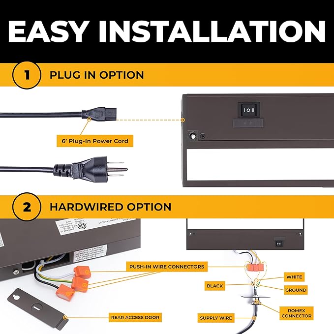 LED Under Cabinet Lighting Hardwired - Image 4