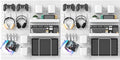 MULSAME Pegboard Combination Kit, 25.2" x 50.4" Wall Mounted Storage Set by MULSAME