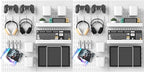 MULSAME Pegboard Combination Kit, 25.2" x 50.4" Wall Mounted Storage Set by MULSAME
