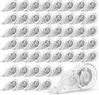 JEFURE 50 Pcs Correction Tape, 39.4 Ft White Wrong Out Tear-Resistant Bulk by JEFURE