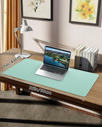 Non-Slip Desk mat, PULeather Desk Pad Protector, Office Desk Mat, Large Mouse - Image 2