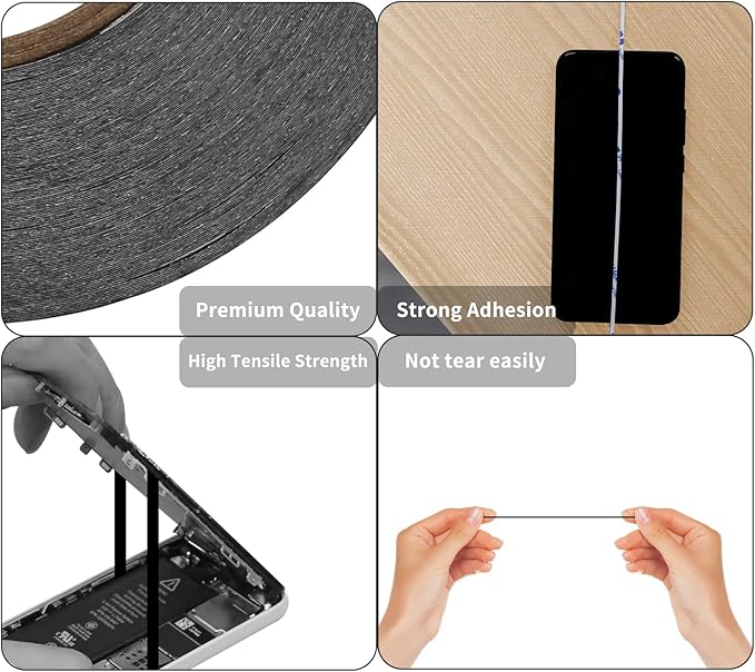 Kaisiking 5mm / 10mm x 50M Double Sided Adhesive Tape LCD Touch Screen Tape - Image 5