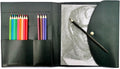 sketchbook cover with pencil holder, artist sketchbook leather, main product view