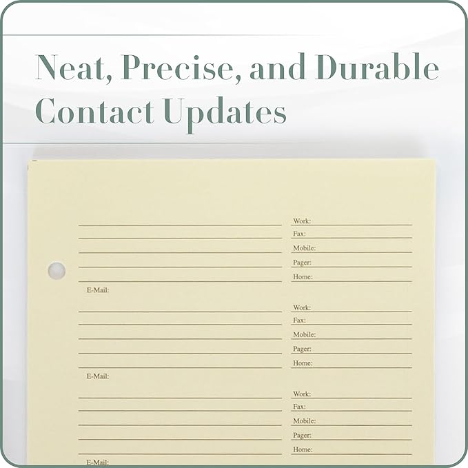 Gallery Leather Address Book Correction Labels - Image 6
