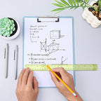 144 Pack 12 Inch Clear Plastic Rulers Bulk, Transparent Assorted Color Rulers - Image 4