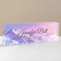 Personalized Name Plate for Desk, Custom Desk Name Plate, Acrylic Name Plate by EOBIBIFUN