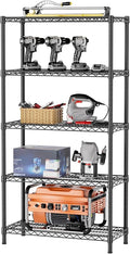 SINGAYE 5 Shelf Adjustable Heavy Duty Storage Shelving Unit 350 lbs per Shelf by SINGAYE