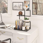 YMYNY Desktop Shelf Organizer, 4 Tier Storage Display Rack, Desk Shelf - Image 2