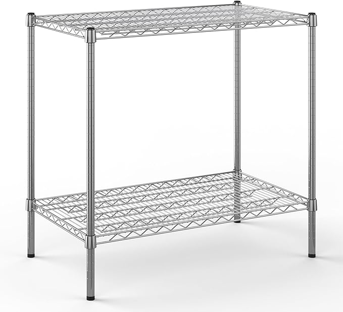 Regal Altair 21" Deep x 36" Wide x 34" Height Wire Shelving Kit | 2-Tier | NSF by Regal+Altair