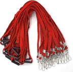 Bird Fiy Lanyards Safety Red Lanyards Neck Flat Premium Breakaway Badge Lanyard by BirdFiy