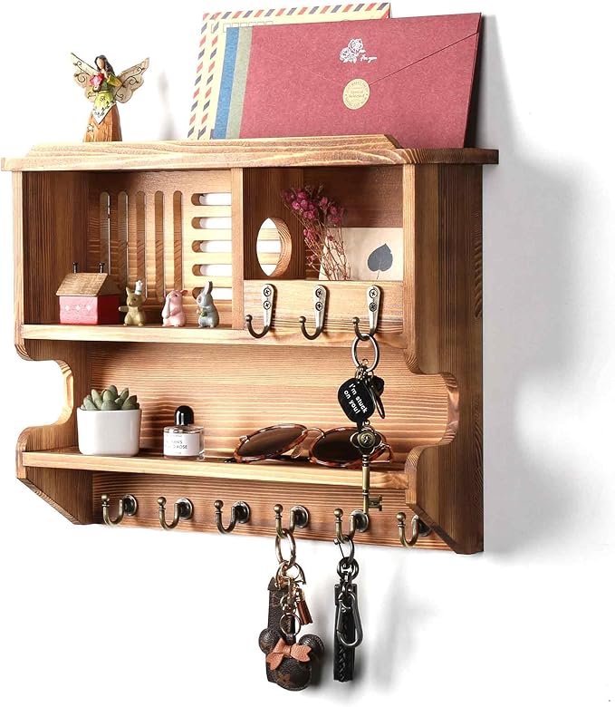 Mutsault Key Holder for Wall, Mail and Key Holder for Home Decor, Key and Mail - Image 6