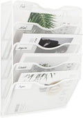 EasyPAG 5 Pocket Mesh Wall File Organizer, Hanging Paper Folder Holder by EasyPAG