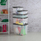 Sterilite 24-Pack Modular Stacker Box, Durable Clear Plastic Storage Bins - Image 8