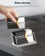 Uniclife Acrylic Business Card Holder - Image 3