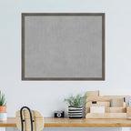 Amanti Art Grey Framed Magnetic Board 34x42 X-Large Vision Board - Image 5