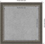 Amanti Art Silver Framed Magnetic Board 19x19 Small Vision Board - Image 4