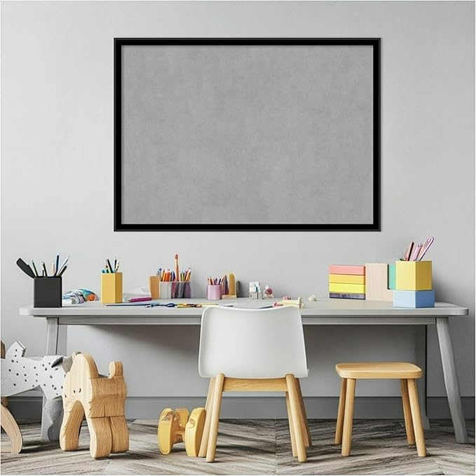 Amanti Art Black Framed Magnetic Board 21x29 Medium Vision Board - Image 5